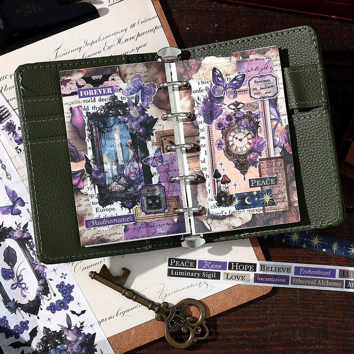 Gothic Tape Set Castle Letter fantasy elements
