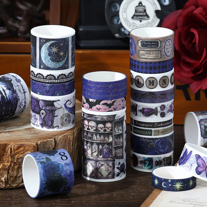Gothic Tape Set Castle Letter retro paper goods