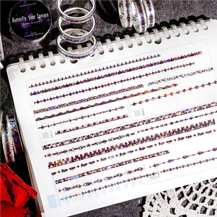 Shadow of the Underworld PET Tape Gothic Aesthetic Planner Use