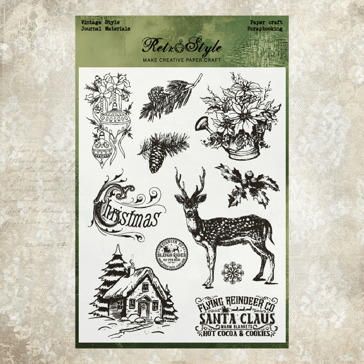 Halloween Christmas Gothic Silicone Stamps Scrapbook Use