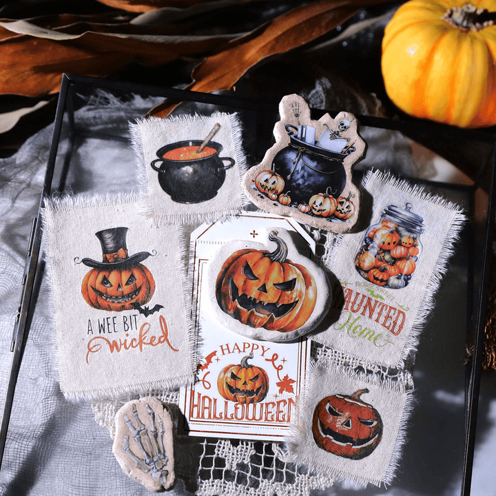 Happy Halloween Transfer Stickers Halloween Night Decoration