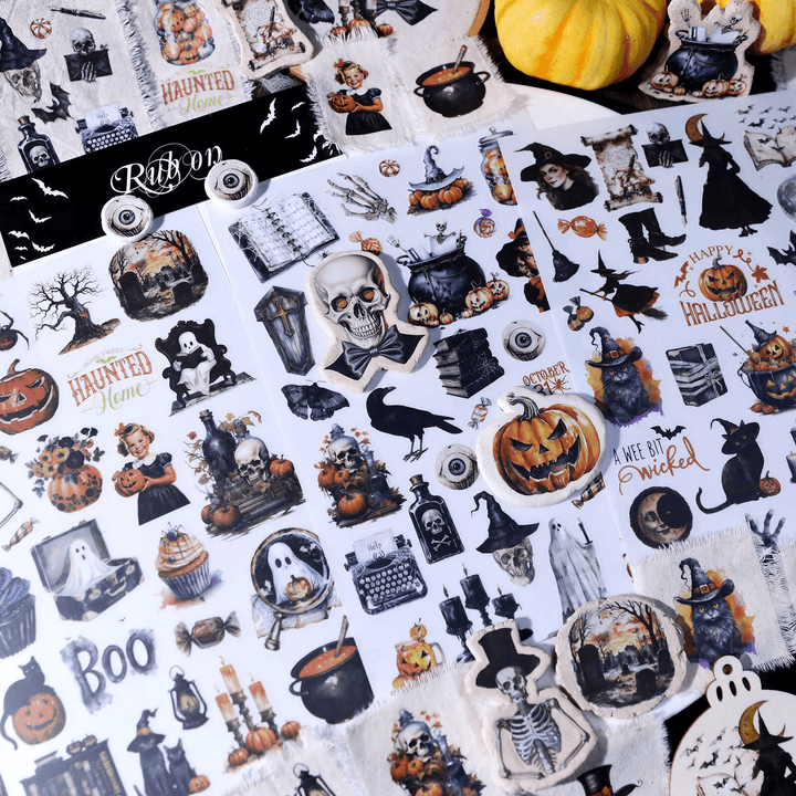 Happy Halloween Transfer Stickers Trick Or Treat Stickers