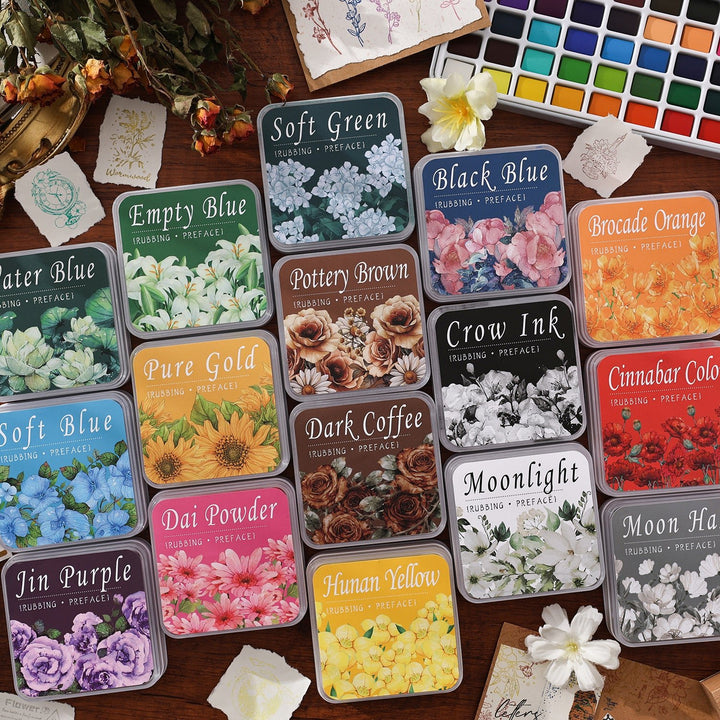 The Printing Order Premium Ink Pads Vibrant Shades
