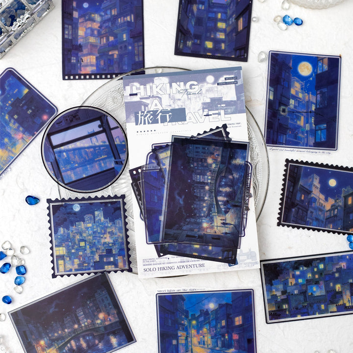 Hiking Trip Series PET Stickers Perfect for Diary Themes