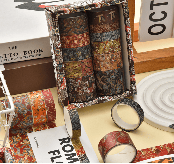 Japanese Washi Tape History of Kyoto Set Vintage Washi Tapes