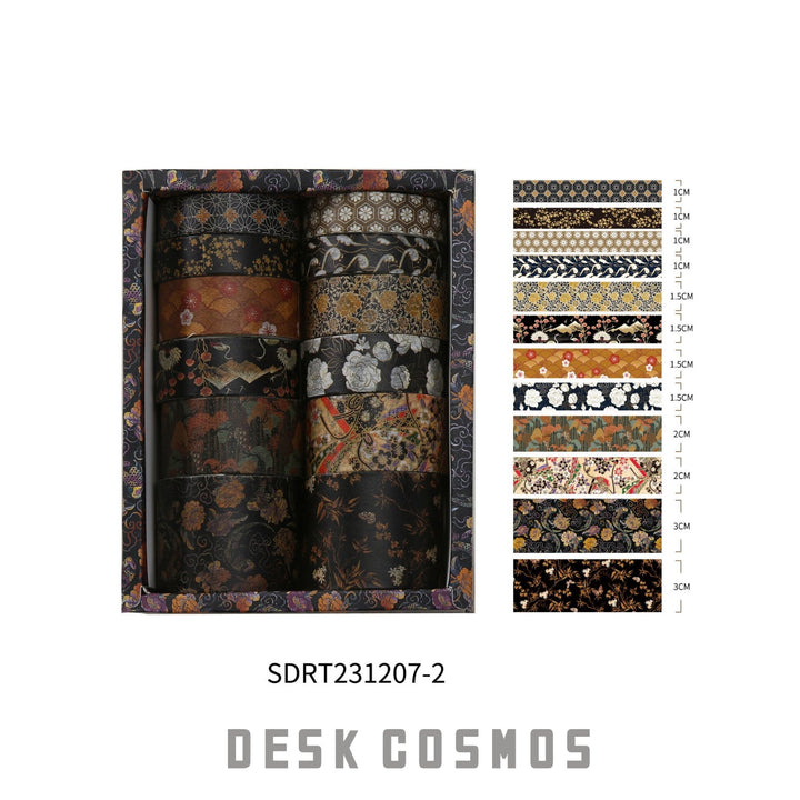 History of Kyoto Tape Set Artistic Washi Tapes for Artistic Projects