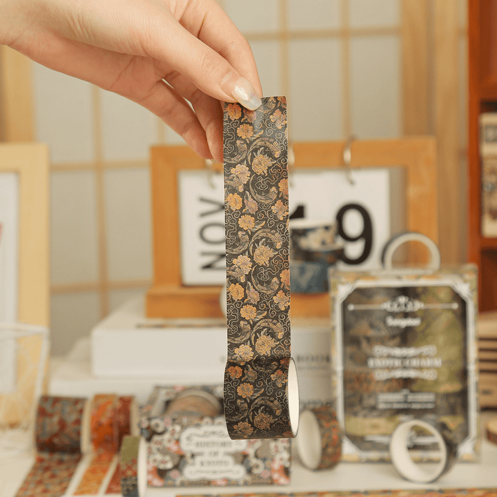 Japanese Washi Tape History of Kyoto Set Nature Art Washi Tapes
