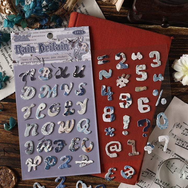 Flower Pavilion Text Labels Good for Diary Pages