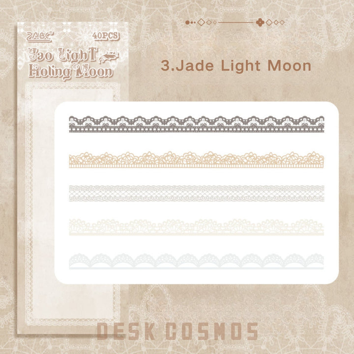 Flower Bud Dream Yarn Lace Stickers Ideal for Scrapbook Lovers