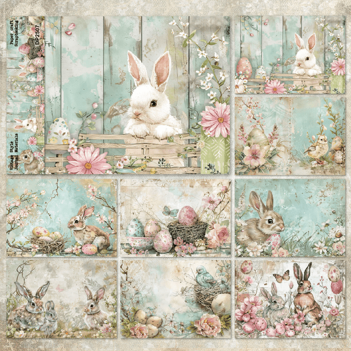 Lier Bunny Series Easter Craft Paper Ideal for Personalized Decoration