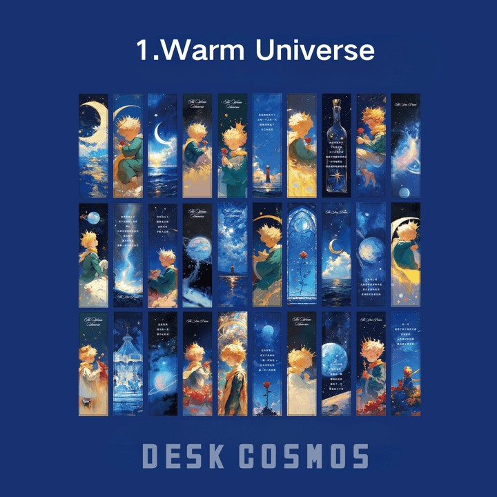 Little Universe Series Warm Universe Bookmarks Original Illustrations Bright Colors