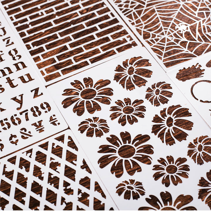 lmpression series painting stencil for aesthetic DIY crafts