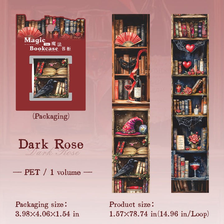 Magic Bookcase PET Tape for Personalized Journals