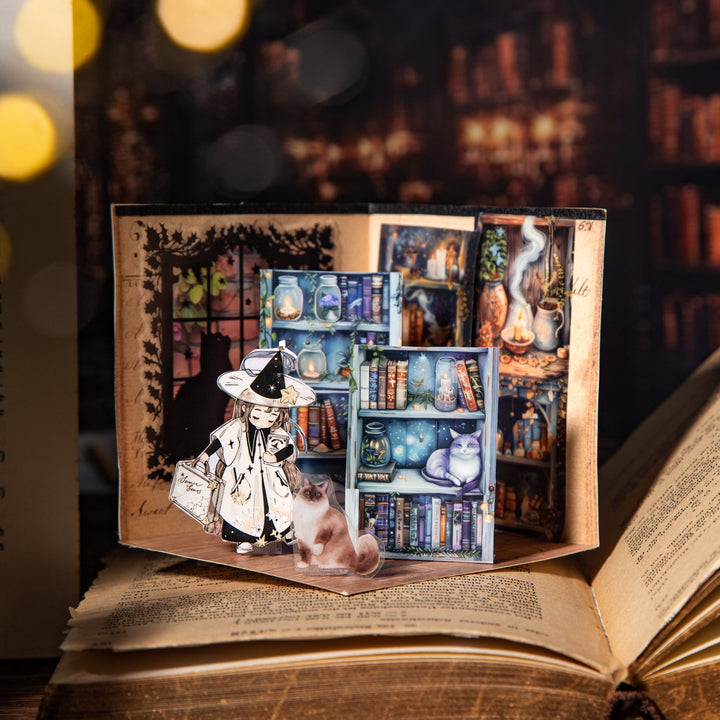 Magic PET Tape Magic Bookcase Fantasy Aesthetic Sample