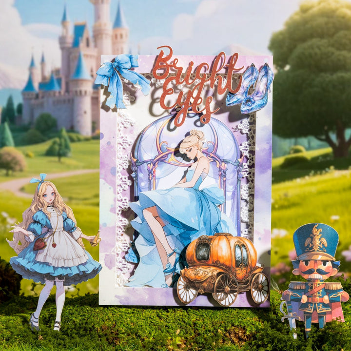 Magic Stickers Fairy Tale Girl Series Fantasy Journal Use