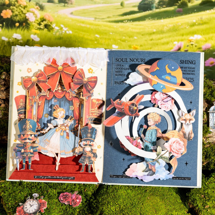 Magic Stickers Fairy Tale Girl Series Story Book Aesthetic