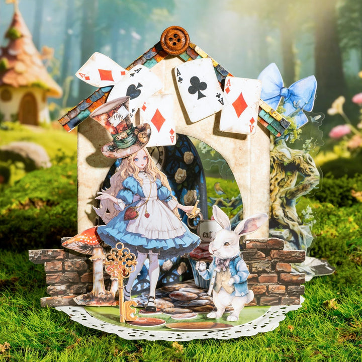 Magic Stickers Fairy Tale Girl Series Decorative Paper