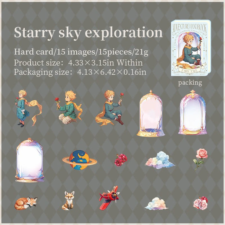 Fairy Tale Girl Series Sweet Characters for Diary Use