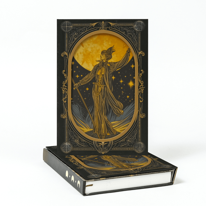 Magical Wand Under the Moon Hollow Design Planners Retro Theme Suitable for Craft Projects