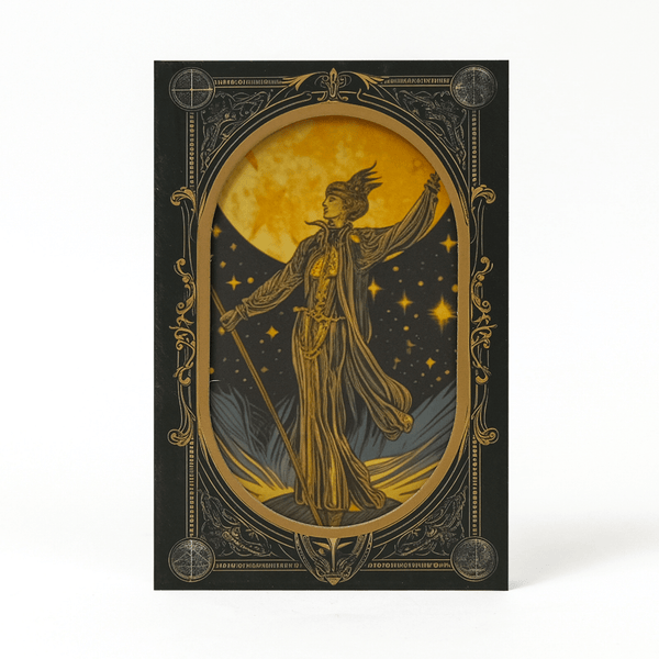 Magical Wand Under the Moon Hollow Design Planners Retro Theme Perfect for Personalization