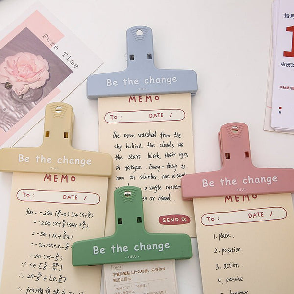 Be the Change Colorful Binder Perfect for Journal Lovers