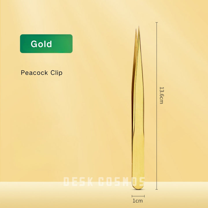 Gold Peacock Clip