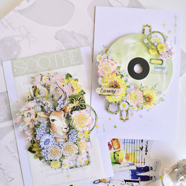 Monet Garden PET Tape Vintage Romance Floral Journal