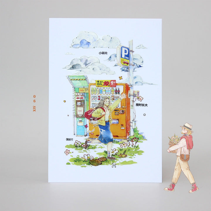 Morning Series PET Tape Characters Art Project