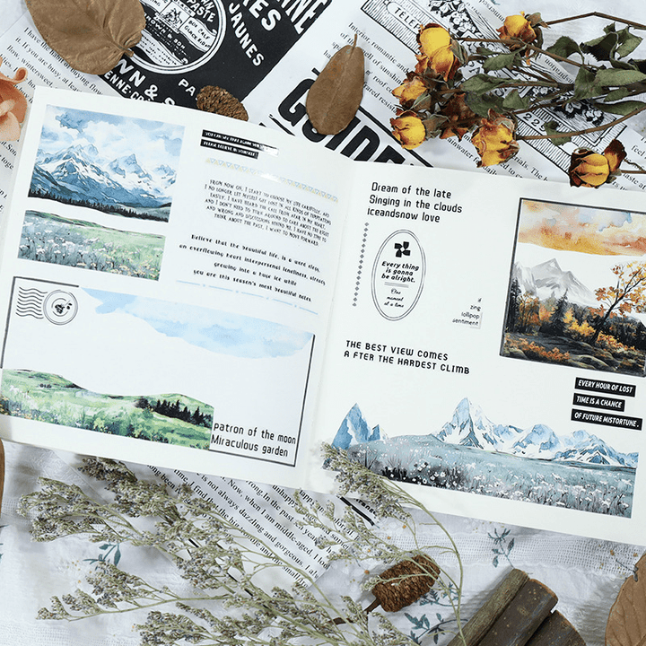 Mountain Washi Tape Qianluanzhong Nature Seasons