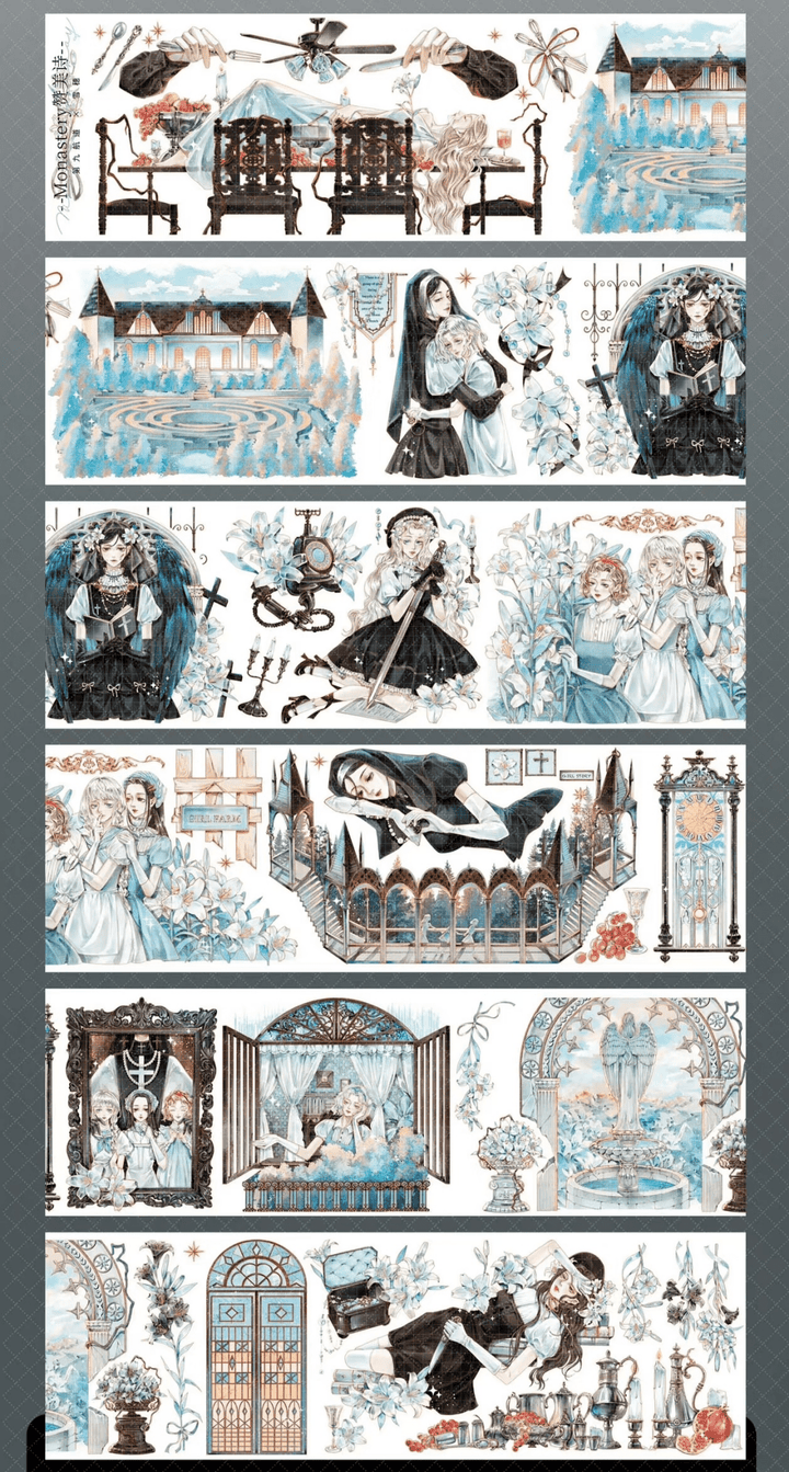 Mystic PET Tape Monastery Hymns Religious Aesthetic
