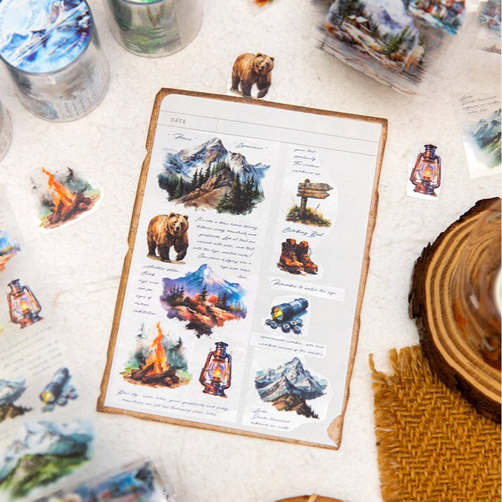 Natural Scenery PET Tape The Scenery of the Journey for Nature Inspired Design
