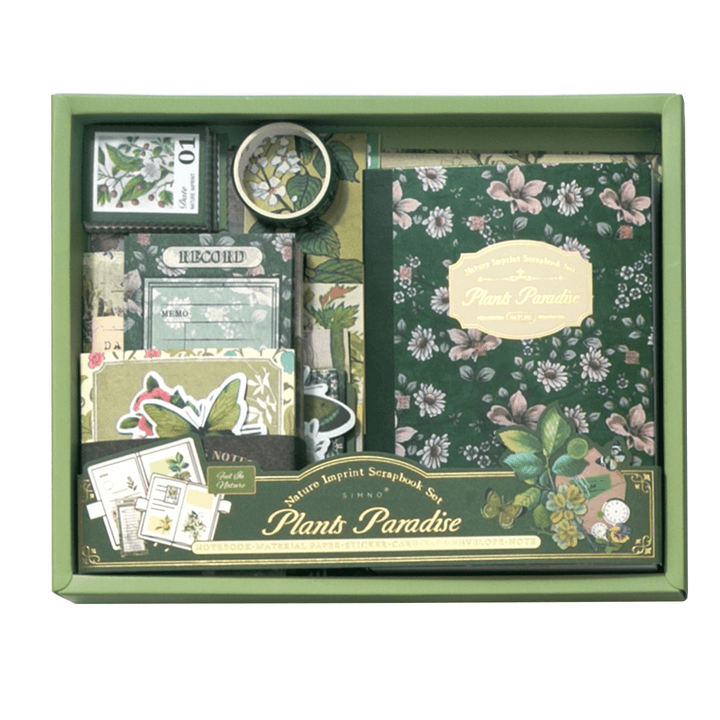 Nature Journal Sticker Box Nature Impression Paper Stickers and Notes