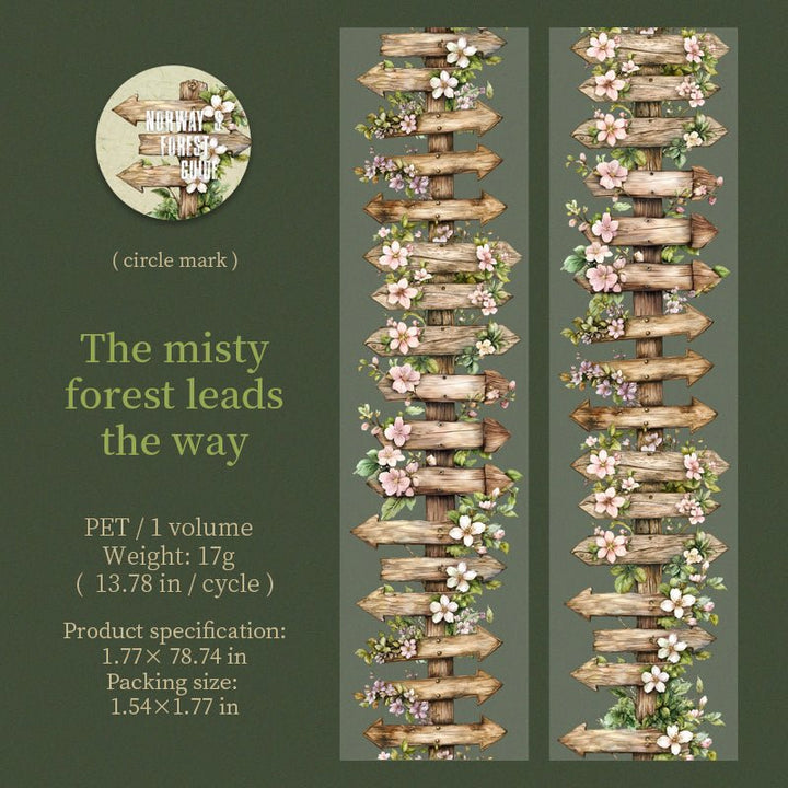 Nature PET Tape The Forest Guide Nature Theme