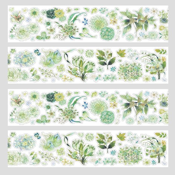 Nature Scenery PET Tape Full Green Hills