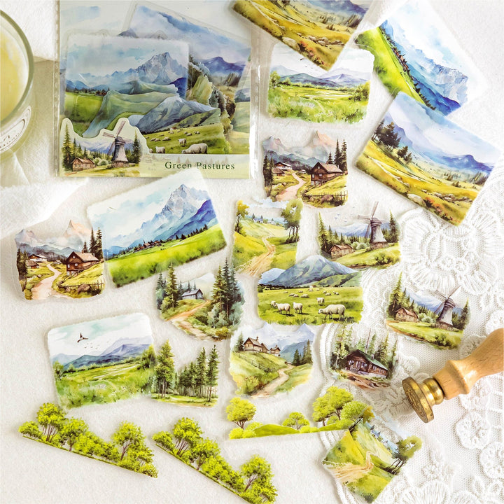 Forest and Forest PET Four Seasons Transparent Sticker Pack