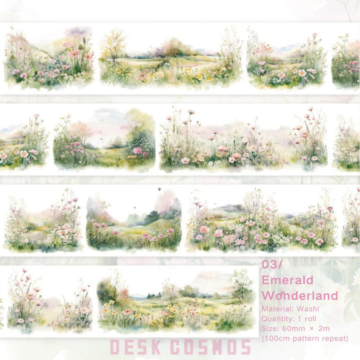 Nature Washi All Over the Mountain Breeze Dreamy Washi Roll