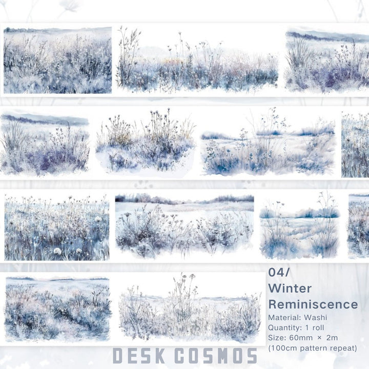 Nature Washi All Over the Mountain Breeze Loop Scenery Craft Tape