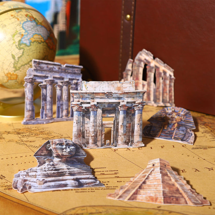 Global Comic Tour Paper Stickers Artistic Decoration