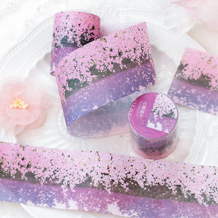 Passing by a Cherry Blossom Washi Tape Spring Vibes