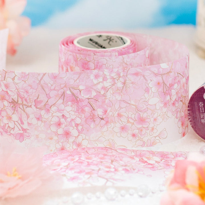 Passing by a Cherry Blossom Washi Tape Natural Scenery