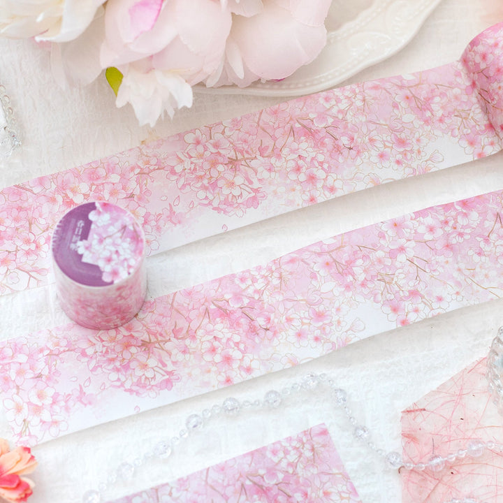 Passing by a Cherry Blossom Washi Tape with HD Printing