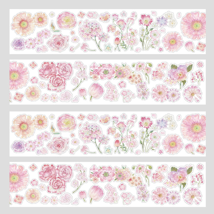 Pastel Floral Tape Hibiscus Petals