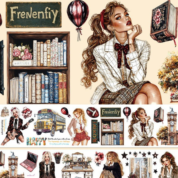 Back to School Retro Magic Suitable for Artistic Projects