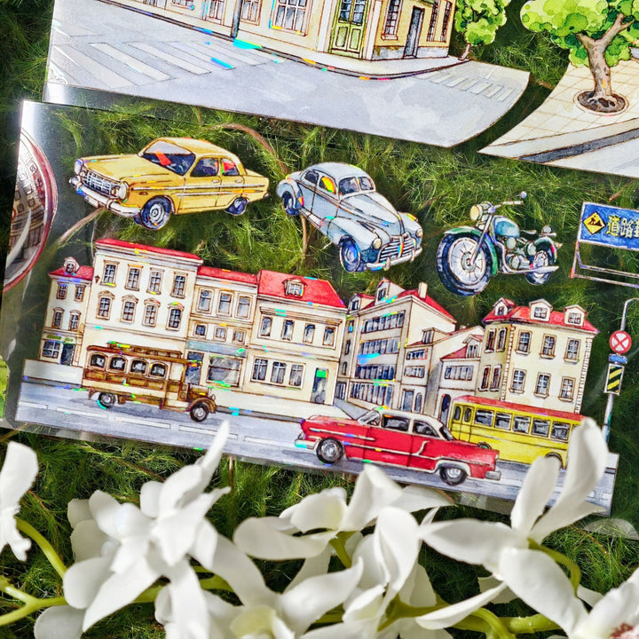 PET Tapes Scenic Creation Highway 66 Journal Decorative Tape