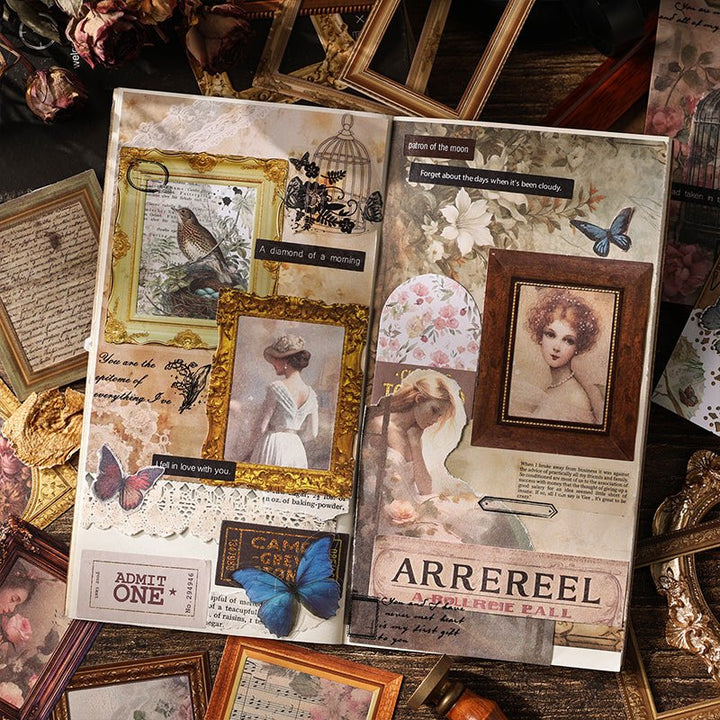 Timeless Memories PVC Stickers Artistic Planner Supplies