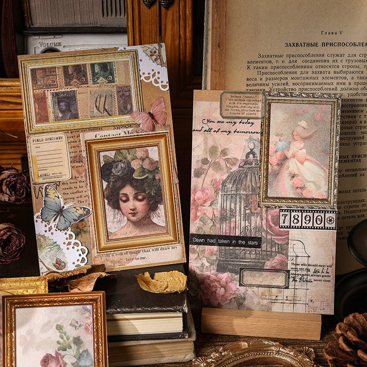 Timeless Memories Retro Stickers Great For Diary Creation