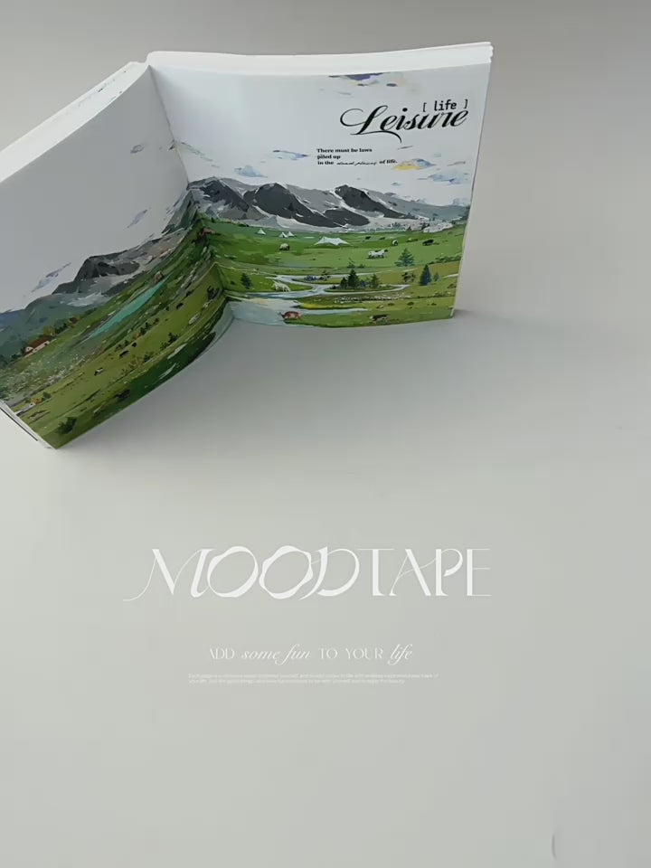Shan Jian Forest Mood Scenery Creation Washi Tape Travel Journal
