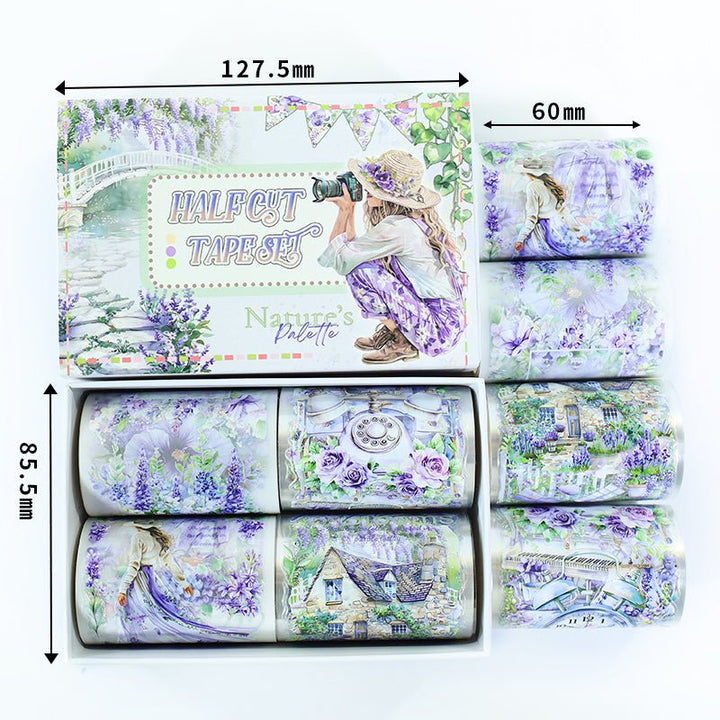 Purple Vibe PET Tape for Stationery Lovers