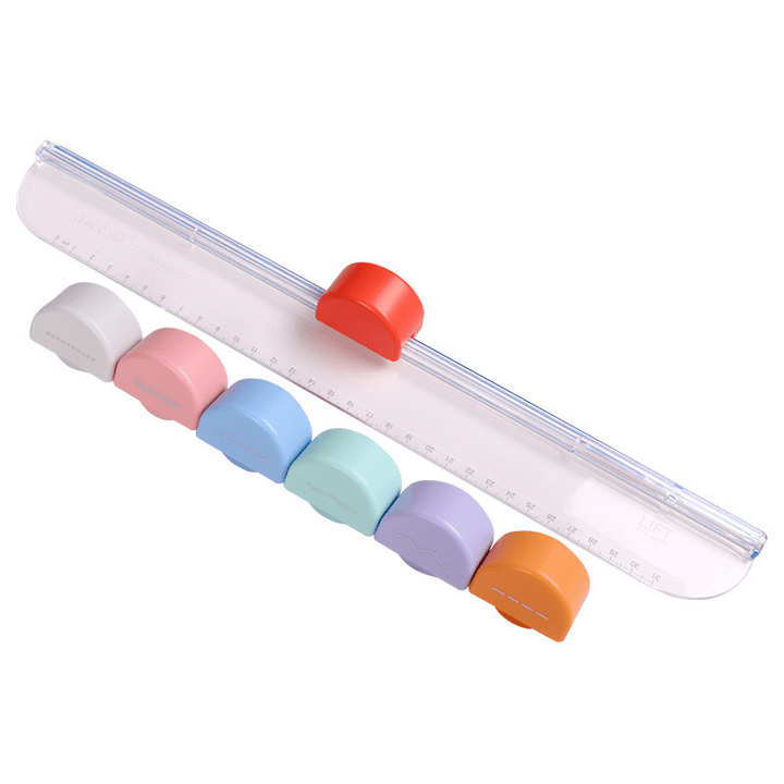 Rainbow Color A4 Paper Trimmer with Interchangeable Blades for Clean Cuts