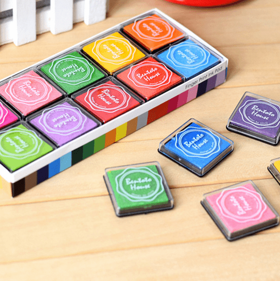 Rainbow Ink Pad Candy Cube Set basic background tools